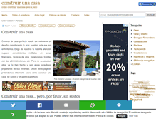 Tablet Screenshot of construir-una-casa.com